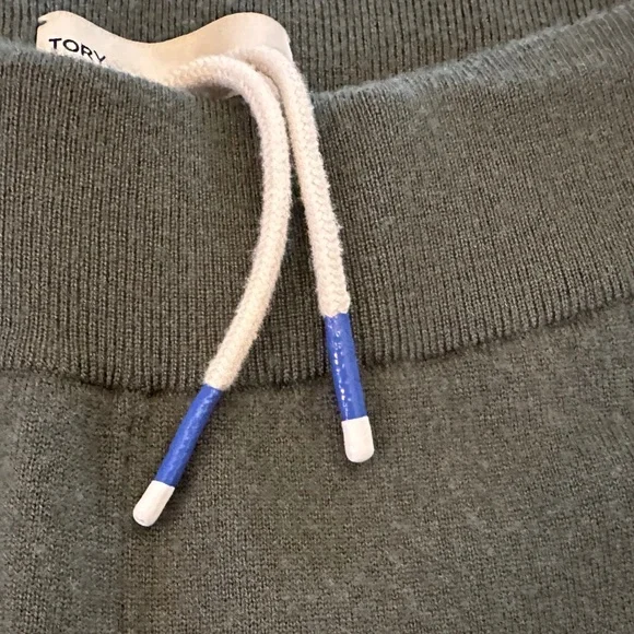 EUC! Tory Burch Sport Double Face Wool Jogger - Size S - Winter Olive - Picture 5 of 9